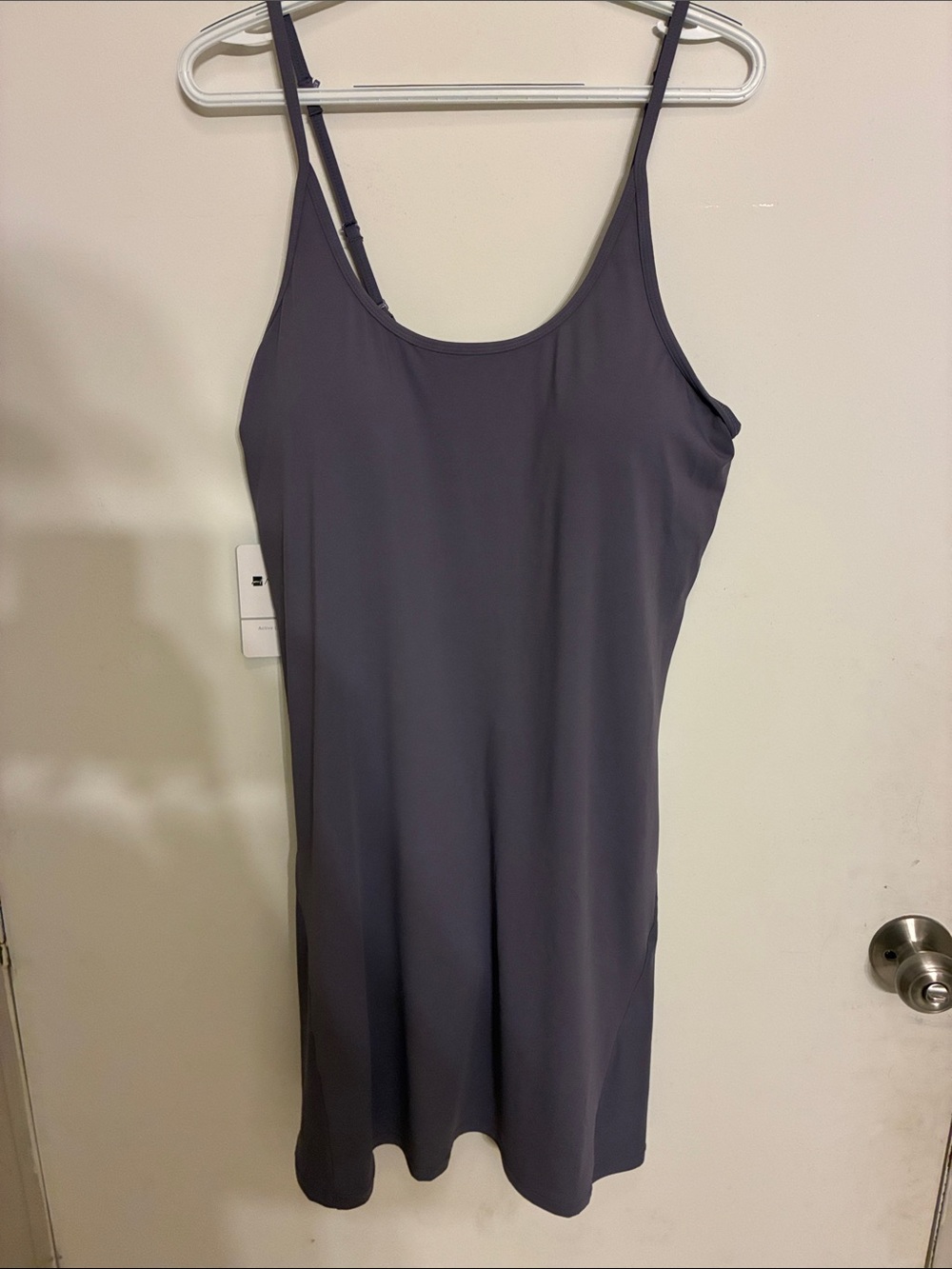 Sleek Charcoal Mini Slip Dress with Adjustable Straps